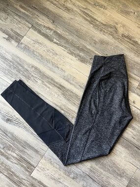 Lululemon, Size 2, Cotton and Mesh Panel, Early 2000's, Leggings